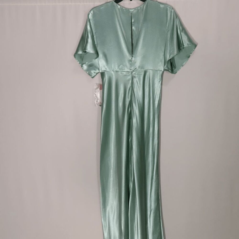 Birdy Grey Jesse Kimono Shiny Satin Dress Small - Picture 5 of 10